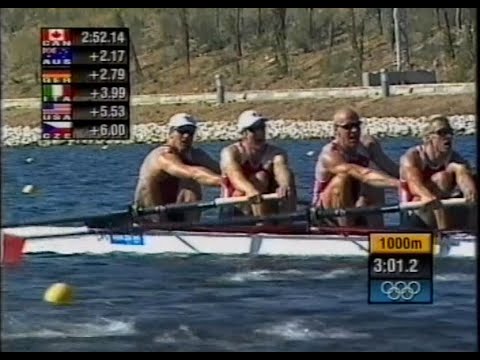 2004 Athens Olympics Rowing Mens 4- Semi-final 1