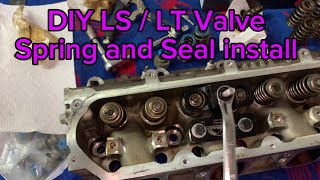 DIY how to install LS / LT Valve spring and valve seals on a 2017 Silverado to save money 🤑