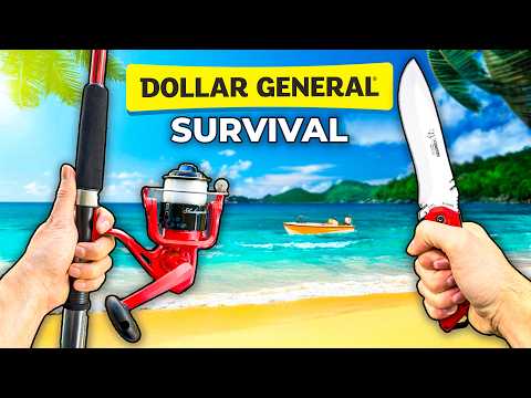 24 Hour Dollar Store Island Survival Challenge