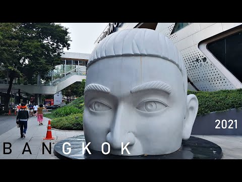 BANGKOK Caminhando | Depois de Covid 19 | Dia de céu limpo. 🌞 Siam Square one To Central World [4k] 🚶🚶🚶