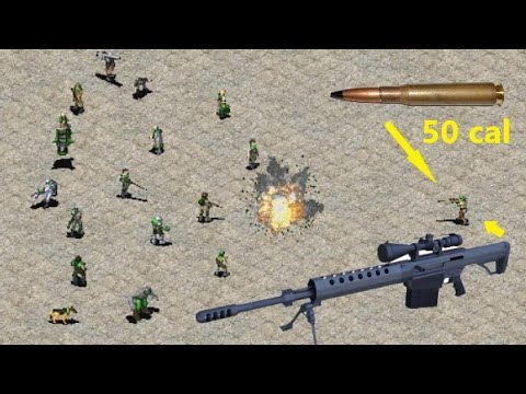 Sniper shooting Explosive Armor-Piercing Rounds - Red Alert 2