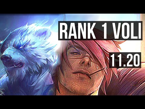 VOLIBEAR vs SETT (TOP) | Rank 1 Voli, Rank 5, 7/1/1 | JP Challenger | v11.20