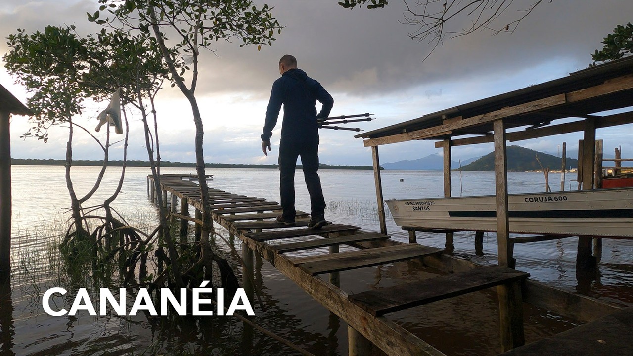Fotografia de vida selvagem e longa exposição em Cananéia