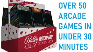 Over 50 Bally/Midway Arcade Games In Under 30 Minutes