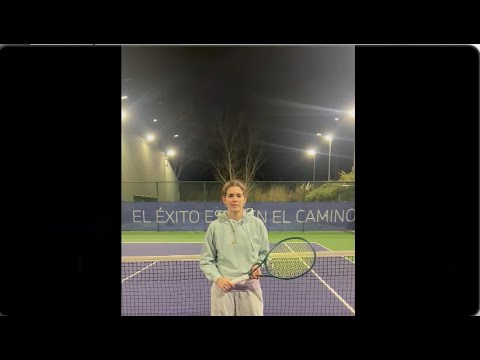 Sol Junquera - College tennis recruiting video Fall 2026