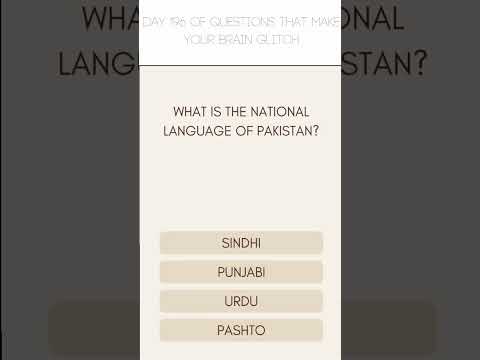 Day 196 of questions that make your brain glitch #shorts#viral#trending#ilminara#quiz#knowledge