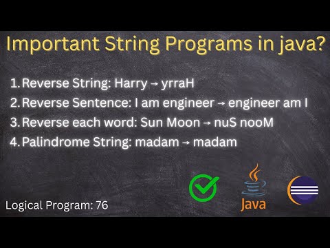 Top 4 Java String Interview Programs Palindrome Reverse Word Reverse Sentence Master Java String