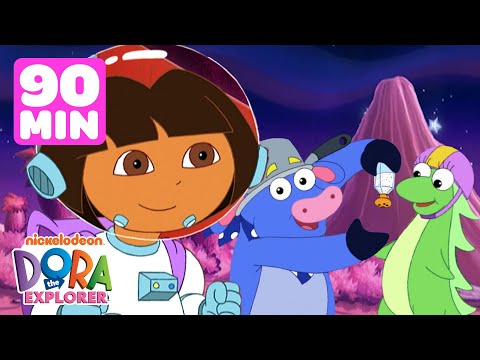 Dora's Robot & Space Alien Adventures! #4 👽🤖 90 Minutes | Dora the Explorer | Dora & Friends