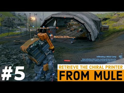DEATH STRANDING Walkthrough Gameplay Part 5 - Retrieve the Chiral Printer from Mule Postbox
