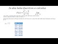 CALCULUS In Hausa