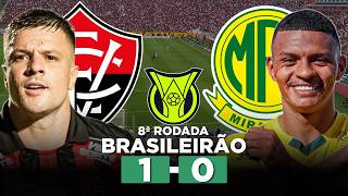 COM GOL DE BARALHAS, VITÓRIA BATE O MIRASSOL NO BARRADÃO PELO BRASILEIRÃO! VITÓRIA 1 x 0 MIRASSOL