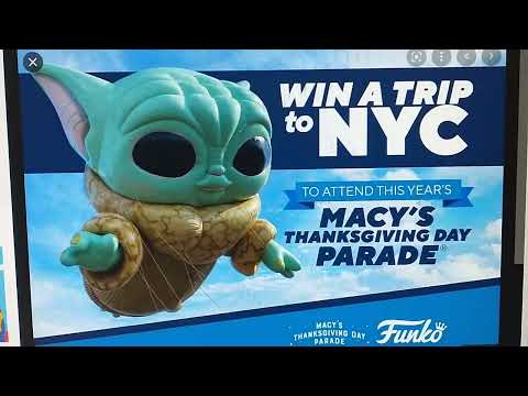 MACY'S PARADE NEWS: Grogu officially confirmed to appear at The 2022 Macy's Parade!