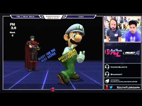 Smash @ Skyloft 11/13 - Winners Quarters - TGL | Blea Gelo (Luigi) vs Luka (Marth/Roy)