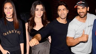 Bollywood Celebs Snapped At Badrinath Ki Dulhania Success Bash