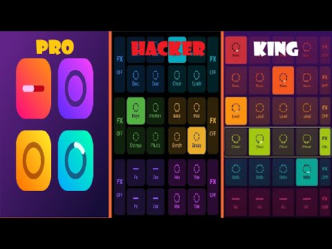 PRO vs HACKER vs KING - Groovepad
