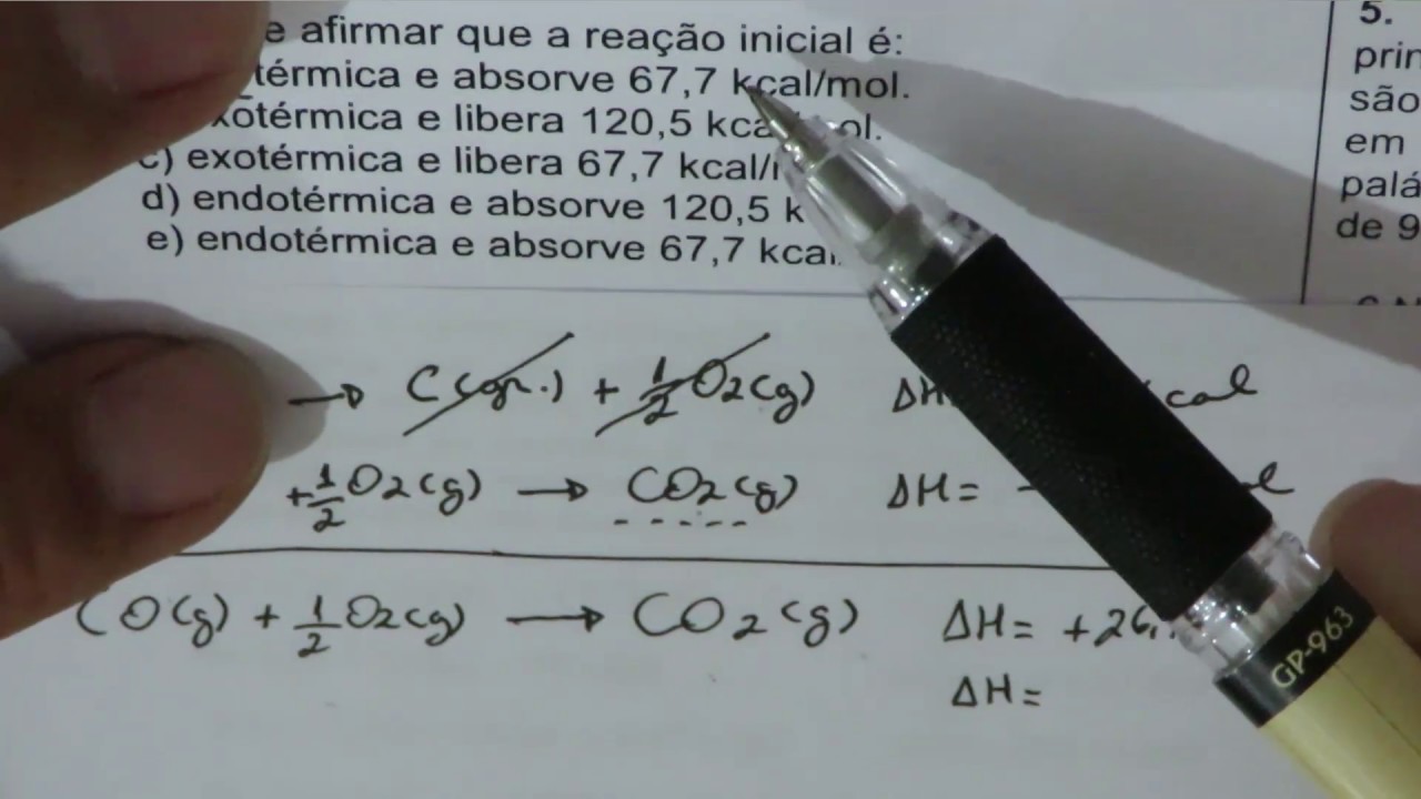 Lei de Hess - Resolução de Exercícios