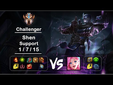 [4K] KR Challenger Support Shen vs Seraphine Ep.1529