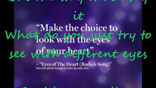 India Arie - Eyes Of The Heart Lyrics 2002