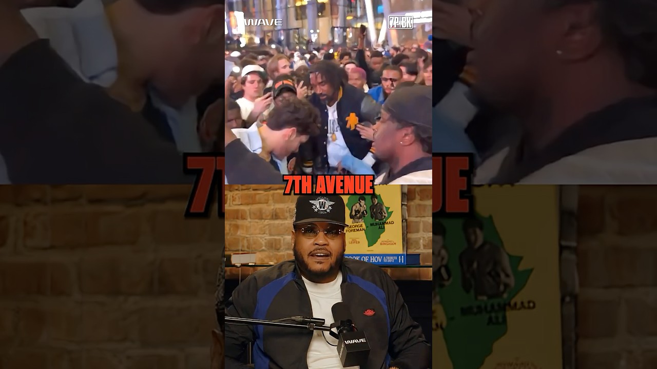 Melo Pulling Up OUTSIDE MSG?! 😂