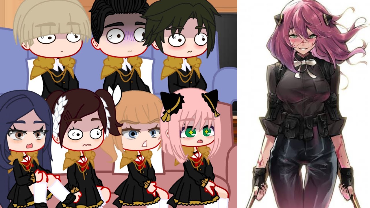 👒 Eden academy + Damian's FANGIRLS react to Anya x Damian, Forger family, comp, Spy x family react 👒