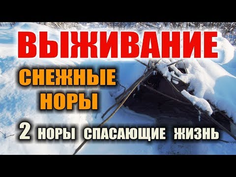 УКРЫТИЕ ЗИМОЙ В ЛЕСУ. Укрытие из снега.. Выживание зимой - Снежная пещера, снежная нора. Бушкрафт.