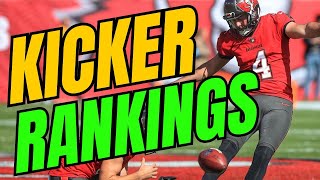 Top 3 Kicker Streamers + MUST USE Week 1 Rankings and Tiers