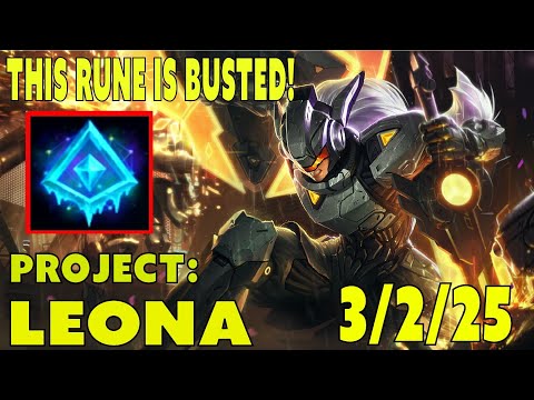 LEONA SUPPORT! (GLACIAL AUGMENT IS TOO OP!)