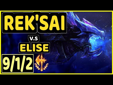 REVOLTA (REK'SAI) vs ELISE - 9/1/2 KDA JUNGLE CHALLENGER GAMEPLAY - BR