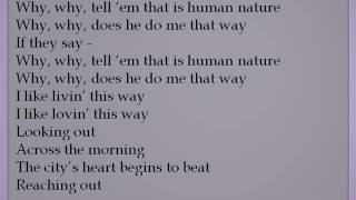 Human Nature  Ray Lavender Lyrics