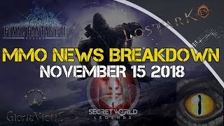 MMO News Breakdown | 11/15/18 - The Secret World, Lost Ark, FFXI, Gloria Victis, & More