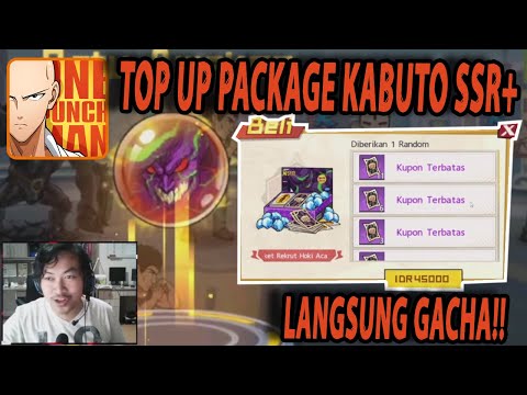 🔥🔥TOP UP PACKAGE BT KABUTO SSR+ & LANGSUNG GACHA [HOKI IBLIS] - ONE PUNCH MAN The Strongest