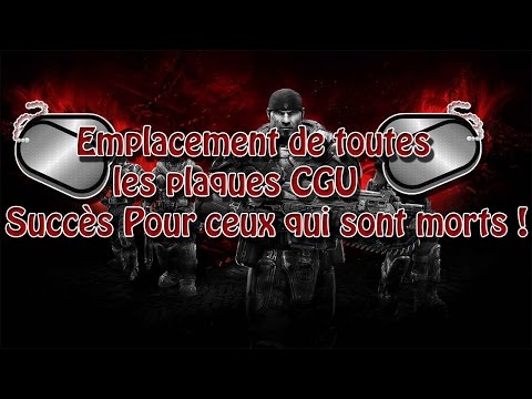 Plaques CGU gears of war ultimate édition
