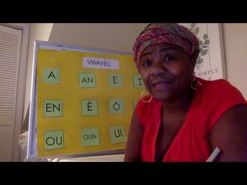 Vwayel (Vowels) with Mrs. Bourdeau
