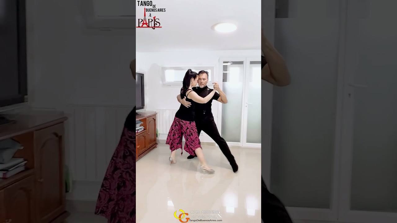 #vals Enrosque #milonguero final ritmico Online lesson 8/5/2023 Georgina Vargas & Oscar Mandagaran 💪