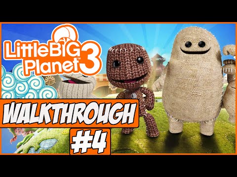 Little Big Planet 3 Walkthrough Ep.4 w/Angel - Ziggurat!