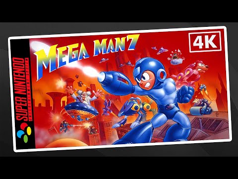 [SNES Longplay] Mega Man 7 | 100% Completion | No Damage | Full Game Walkthrough | 4K
