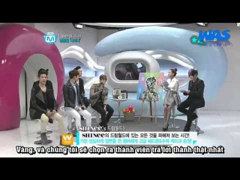 [Vietsub] 130228 Mnet Open Studio - SHINee (1/2)