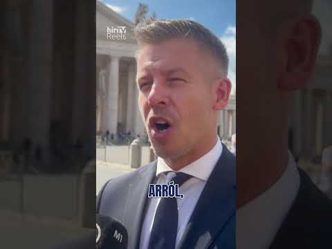 Ezekről beszélgetett Magyar Péter a pápával a Vatikánban.🙌👆