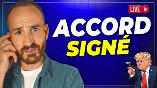 🚨 TRUMP A Signé : L'Accord qui va faire EXPLOSER la Bourse ! 