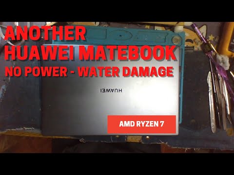 HUAWEI MATEBOOK RYZEN 7 - WATER DAMAGE [PART 1]