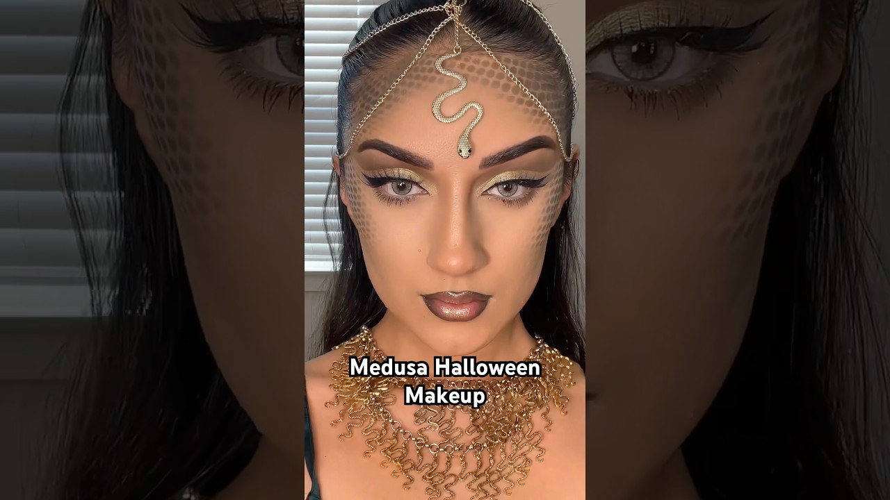 MEDUSA HALLOWEEN MAKEUP🐍