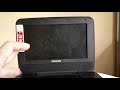 Vintage 074 Philips Portable DVD Player Model No PET741W 37 Full HD 1080p