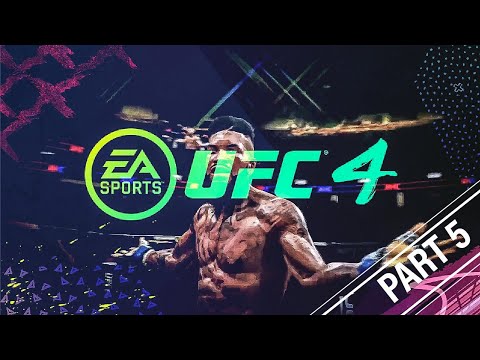 UFC 4 Career Mode Walkthrough Gameplay Part 5 - UFC Champion 🏆