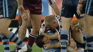 Chris Beattie v Matt Adamson: State of Origin FIGHT 2001 video