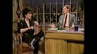 Grace Slick on Letterman, February 6, 1984