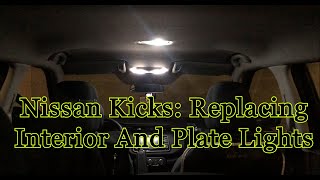 Nissan Kicks: How to Change Interior lights and Plate Lights