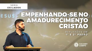 2 Pedro 1:5-11 | Empenhando-se no amadurecimento cristão | Diego Bitencourt