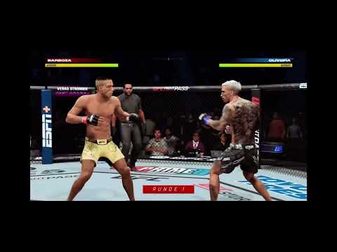 Charles Oliveira vs Edson Barboza KNOCKOUT First Round 🥊 | UFC 5 PlayStation 5