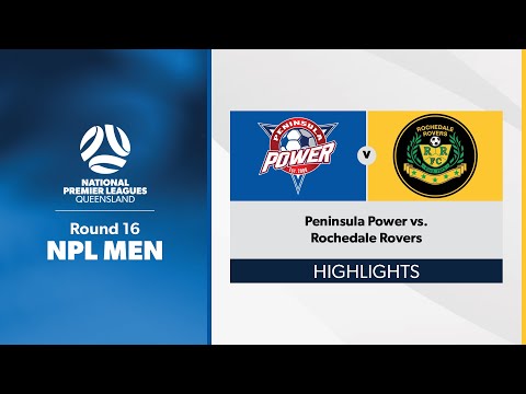 NPL Men  Round 16 - Peninsula Power vs. Rochedale Rovers Highlights