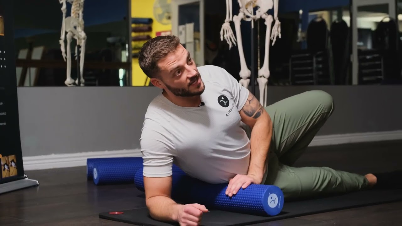 Foam Roller Back Pain Relief - Oblique Massage
